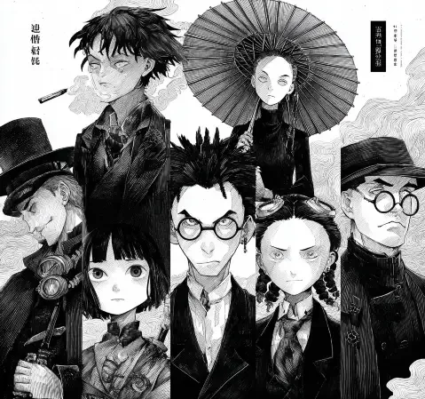 日常题材漫画封面示例